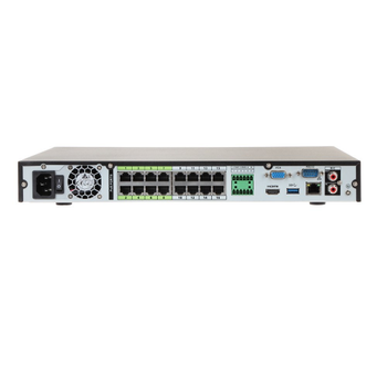 Dahua  NVR5216-16P-4KS2E 16Kanal PoE 12Mpix H265+ 2xHDD Deste�i 1080P Kay�t 320Mbps NVR Kay�t Cihaz�
