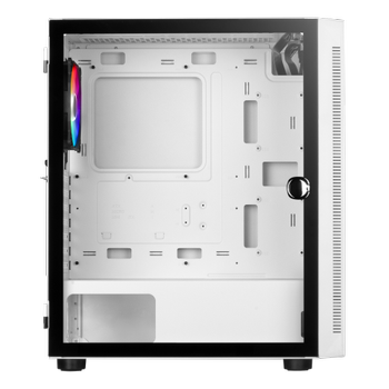 GAMDIAS ARGUS E4 Elite WH, 750W, Tempered Glass, ARGB, 80+ Bronze, ATX, White Edition, GAMING KASA