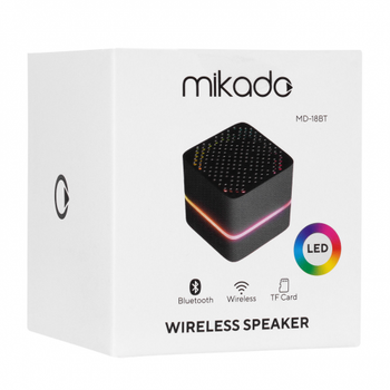 Mikado MD-18BT 3W TF Kart Bluetooth Tanabilir Speaker (Siyah)