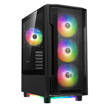 Gamdias Athena M6 Lite 750W Tempered Glass Mesh ARGB ATX Gamng Kasa