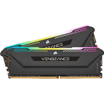 Corsair Vengeance 32GB (2x16GB) DDR4 3600MHz CL18  RGB Pro SL BlackCMH32GX4M2D3600C18 RAM