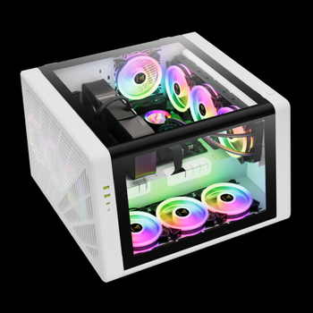 Gamdias Neso P1 Tempered Glass 850W 80+Bronze ATX White Edition Gaming Kasa