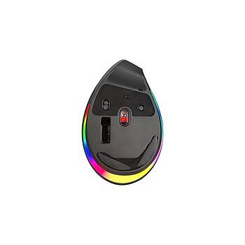 Dexim DMA026 RGB Dikey �arjl� Ergonomik Optik Kablosuz Mouse