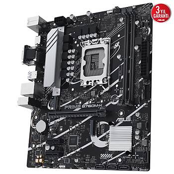 Asus Prime B760M-K DDR5 8000MHz 1700 Anakart