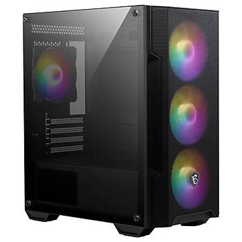 MSI Mag Forge M100A 4x 120mm ARGB mATX Gaming Kasa