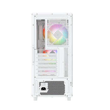 PowerBoost PB-A5065W-650w 80+ Bronze 4*ARGB Fan Mesh USB 3.0 Mid-T ATX Gaming Beyaz Kasa