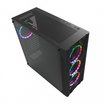 FSP CMT595AL 650W 80+Bronze Mid Tower E-ATX Siyah RGB Gaming Kasa