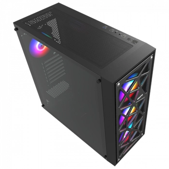 Vento VG12AL 600W 80+ PSU 4x120mm RGB Fan Temperli Cam USB 3.0 Mesh E-ATX Mid-Tower Gaming (Oyuncu) Kasa