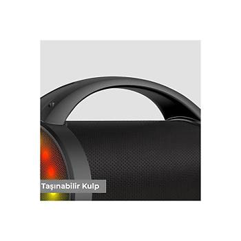 Lecoo DS156 Lenovo RGB Bluetooth Stereo IPX5 Tanabilir Boombox Siyah Speaker