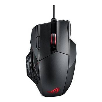Asus Rog Spatha Kablolu/Kablosuz MMO Oyuncu Mouse 12 Tu�, 8200 Dpi Laser Sensor, Aura Sync RGB Oyuncu Mouse