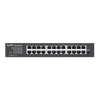 ZyXEL GS1100-24E V3 24 Port GigaBit Y�netilemez Sessiz Rackmount Switch