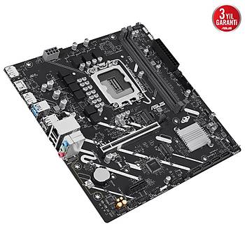 Asus Pr�me H810M-E-CSM Intel H810 Soket 1851 DDR5 6400MHz mATX Gaming (Oyuncu) Anakart