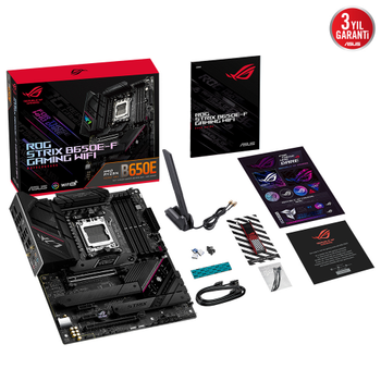 Asus Rog Strix B650E-F Gaming Wi-Fi AMD AM5 DDR5 ATX Anakart