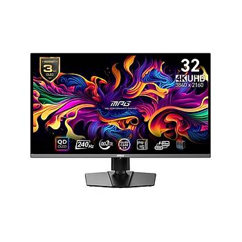 MSI MPG 321URX QD-OLED 31.5in� 4K 240Hz 0.03ms 3840X2160 (UHD) Oyuncu Monit�r�