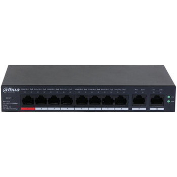 Dahua CS4010-8GT-110 8 Port Gigabit 8 Port PoE 110W +2 Port Uplink Y�netilebilir Switch