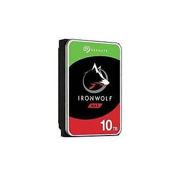 Seagate Ironwolf 3.5 10TB Sata 3.0 256MB 210MB/S RV Sensr 7200RPM 180TB/Yil  Yk 7/24 Nas Disk ST10000VN0008 HDD & Harddisk