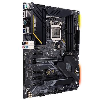 Asus Tuf Gaming Z490-Plus Intel Z490 LGA1200 DDR4 4600 DP HDMI �ift M2 USB3.2 Aura RGB Com Atx Anakart