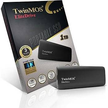 TwinMOS External 1TB PSSDGGBMED32 USB 3.2 Type-C  Tanabilir Harici SSD Disk
