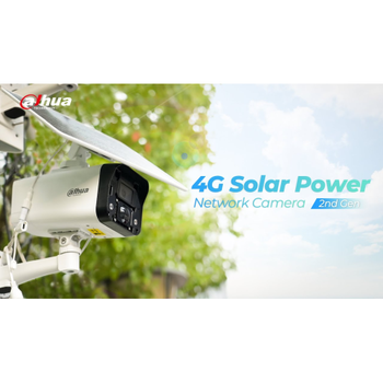 Dahua IPC-HFW2441DG-4G-SP-B-MAX  4Mpix 3,6mm  Lens H265+ 30Mt Gece G�r��� Dahili Mikrofon IP67 Solar (G�ne� Enerjili) IP Kamera