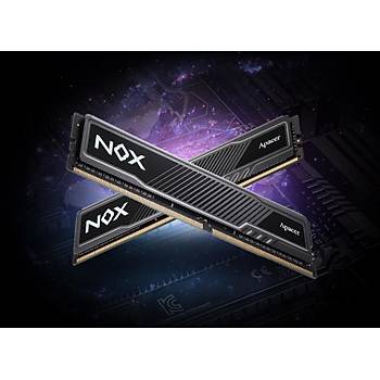 Apacer NOX 16GB (2x8GB) 3600 MHz CL18 DDR4 Gaming Ram (AH4U16G36C25YMBAA-2)