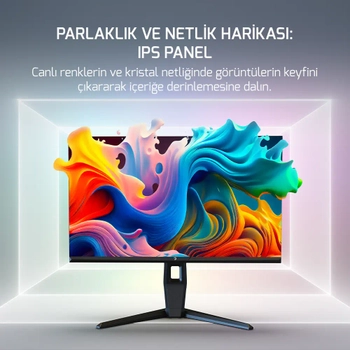 GamePower Royal T20 27 In� RGB 180Hz 0.5Ms 2K QHD Flat IPS Pivot FreeSync, Gsync Oyuncu Monit�r�