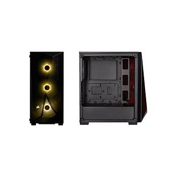 Corsair CC-9020131-EU Spec-Delta RGB Tempered Glass Mid-Tower ATX Gaming Case +CV550 Power Supply Black Bilgisayar Kasaları