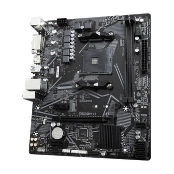 Gigabyte A520M H AMD A520 Soket AM4 DDR4 5100(OC)MHz mATX Gaming (Oyuncu) Anakart