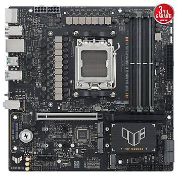 Asus Tuf Gaming B850M-PLUS II AM5 DDR5 8000+(OC)MHz mATX Gaming (Oyuncu) Anakart