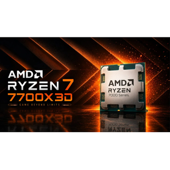 AMD Ryzen 7 7700X3D 8 �ekirdek 4,00-4.50GHz 104Mb AM5 Tray ��lemci (Dahili Grafik VAR, Fan YOK