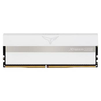 Team XTREEM ARGB White 32GB(2x16GB) 3600Mhz DDR4 Gaming Ram CL18-22 (TF13D432G3600HC18JDC01)