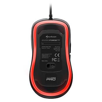 Sharkoon Shark Force Pro Gaming Mouse Krmz