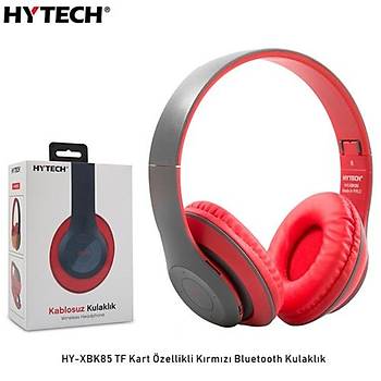 Hytech HY-XBK85  Kýrmýzý Bluetooth Kulaklýk
