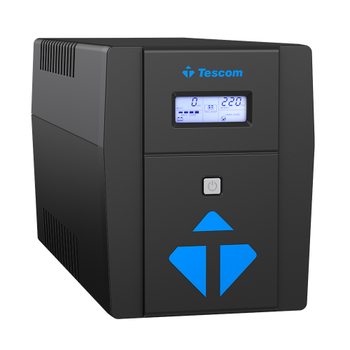 Tescom Leoap 2000VA Line Interactive UPS (900020315) (2x9A Ak�) Kesintisiz G�� Kayna��