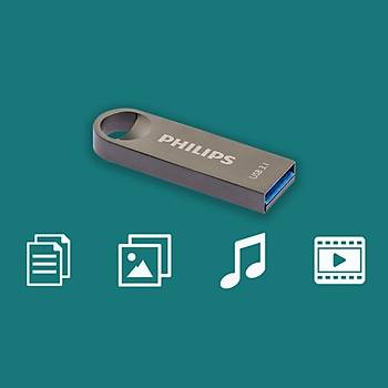 Philips FM12FD165B/00 128 GB USB 3.1 Flash Bellek