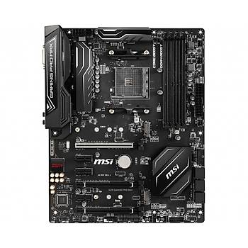 Msi X470 Gaming Pro Max AM4 DDR4 4133OC DVI HDMI 2xM.2 USB3.1 Atx Anakart