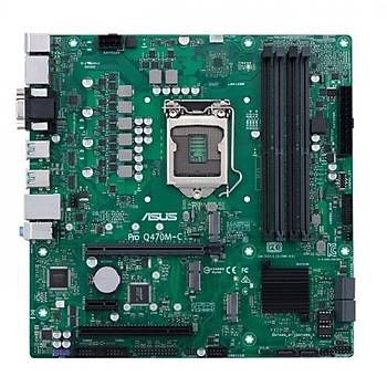 Asus Pro B460M-C/CSM Intel B460 LGA1200 DDR4 2933 DP HDMI VGA �ift M2 USB3.2 PCI Matx Anakart