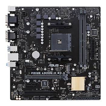 Asus Prime A320M-C R2.0 AMD A320 Soket AM4 DDR4 3200 HDMI DVI-D RGB Matx Anakart