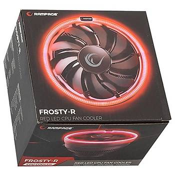 Rampage Frosty-R 120mm K�rm�z� Led CPU Fan