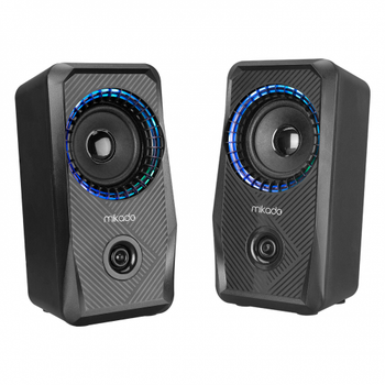 Mikado MD-S26 JOY 6W 1+1 Masa�st� RGB USB Speaker Siyah