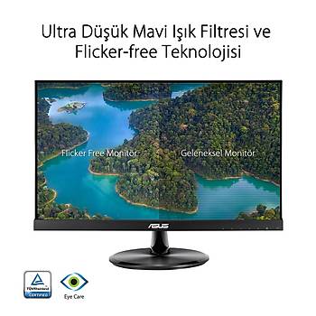 Asus VP229HE 21.5 Ips Freesync 1920x1080 5MS 75HZ HDMI Vga Vesa 3Yil Eyecare Flicker-Free �er�evesiz D���k Mavi I��k Gaming Monit�r
