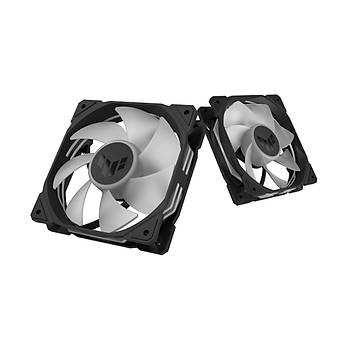 Asus Tuf TR120 Reverse So�utucu Ters Hava Ak��l� Adreslenebilir ARGB 120mm 3l� Siyah Kasa Fan�