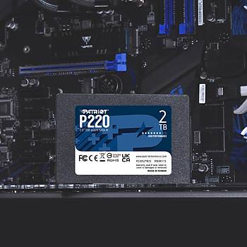 Patriot P220 2TB 550/500MB/s 2.5? SATA3 SSD Disk (P220S2TB25)
