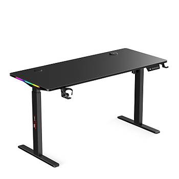 xDrive R�zgar Y�kseklik Ayarl� RGB 140x60 Siyah Oyuncu & �al��ma Masas�