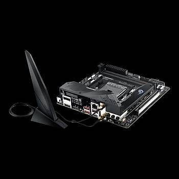 Asus Rog Strix B550-I Gaming AMD B550 AM4 DDR4 5100 DP HDMI Çift M2 USB3.2 AX Wifi BT ARGB 2.5GBÝT Lan Mini ITX PCIE 4.0 ECC Anakart