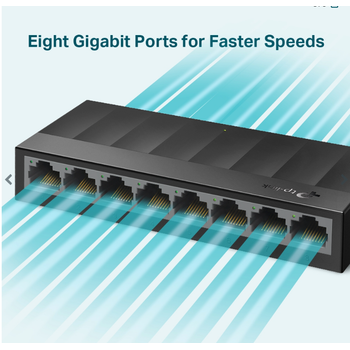 TP-Link OMADA LS1008G, Green Tech, 8 Port GigaBit, Y�netilemez, Masa�st� Switch