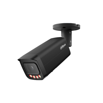 Dahua IPC-HFW21249T-AS-IL-Black  12Mp 3,6mm Lens SD Kart Smart Dual Light, H265+, 30Mt Gece G�r��� IP67 Dahili Mikrofon PoE Bullet IP Siyah G�venlik Kameras�