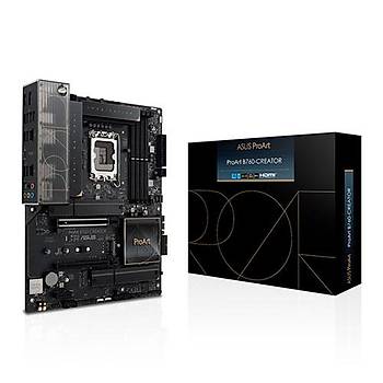 Asus ProArt B760-CREATOR 7800Mhz DDR5 3XM2 1700P ATX Anakart