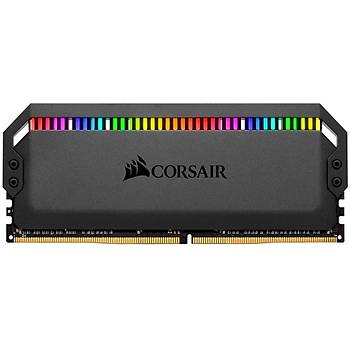 Corsair CMT64GX4M4Z3600C18 64GB (4X16GB) DDR4 3600MHz CL18 Dominator Platinum RGB Soutuculu Siyah DIMM Bellek Ram