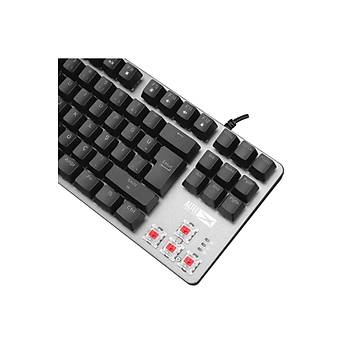 Altec Lansing Siyah/g�m�� 87 Tu�lu S�per Kompakt Red Switch Rainbow Mekanik Gaming Oyuncu Klavyesi