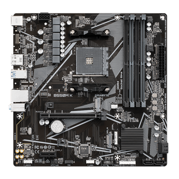 Gigabyte B550M K rev.1.0 4xDDR4 2xM.2 DP HDMI AM4 Anakart